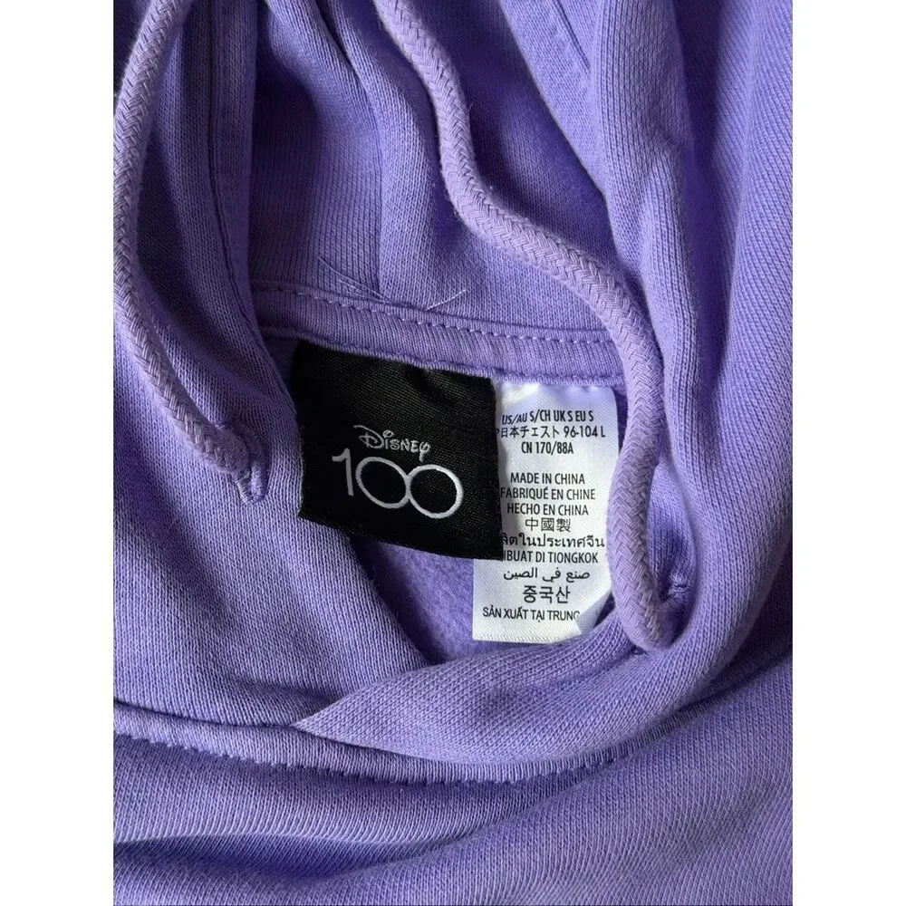 Disneyland Mickey Mouse & Friends Hoodie NEW Disney100 Purple Small - Picture 8 of 15